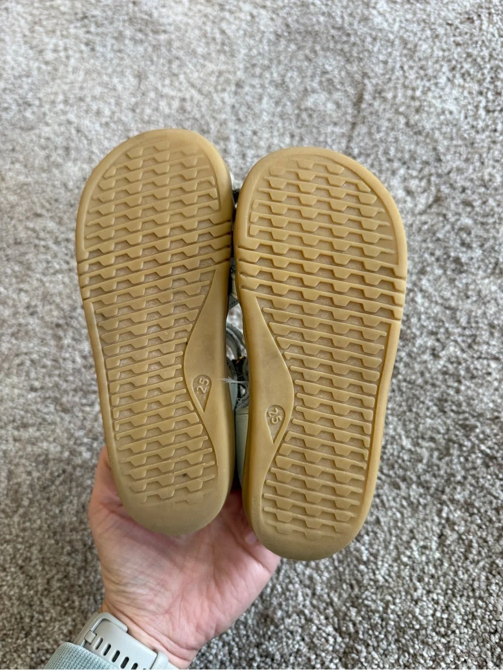Bobux Toddler White Leather Sandals Size 25/8
